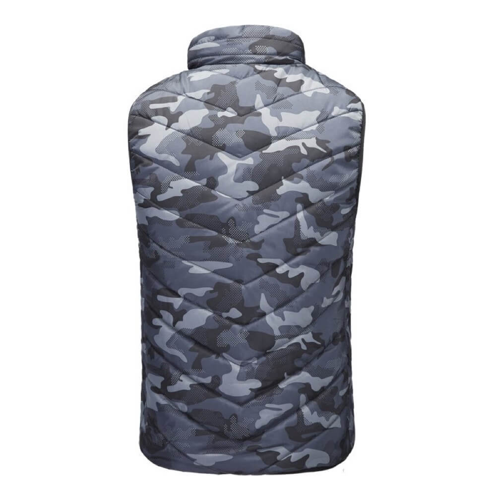 Updated Version 9 Heat Zones LED Heated Hunting Vest Men & Women (With Battery Pack)