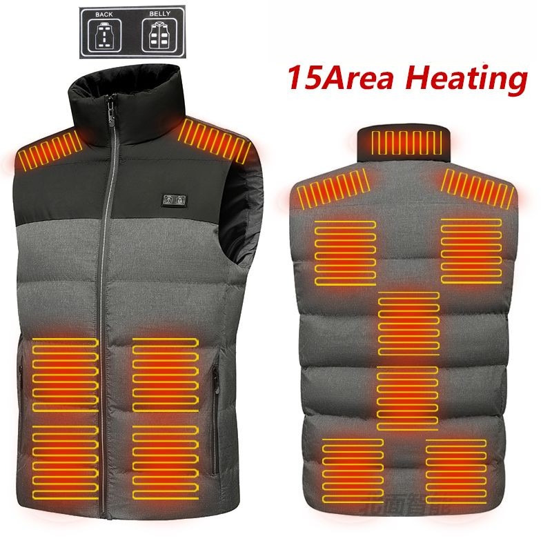 Women's Two-Touch 15 Zones Heated Vest
