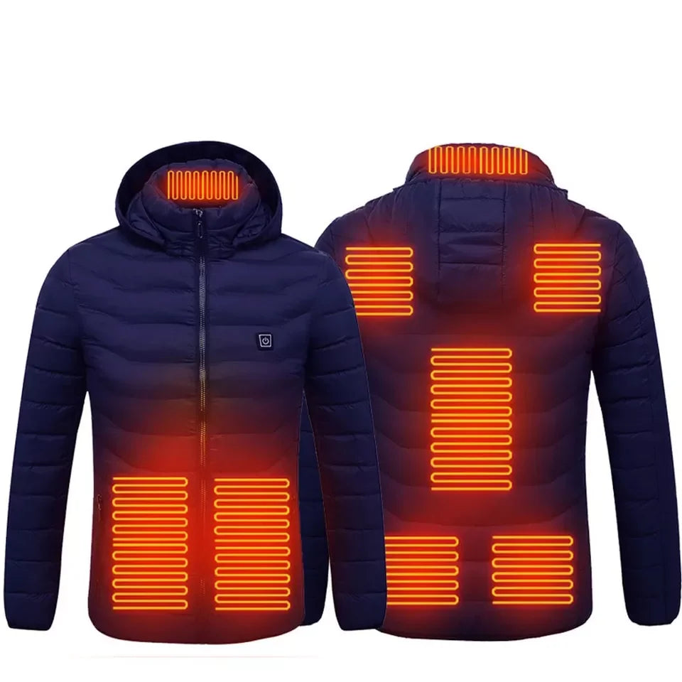 Men's 8 Zones Heated Puffer Jacket