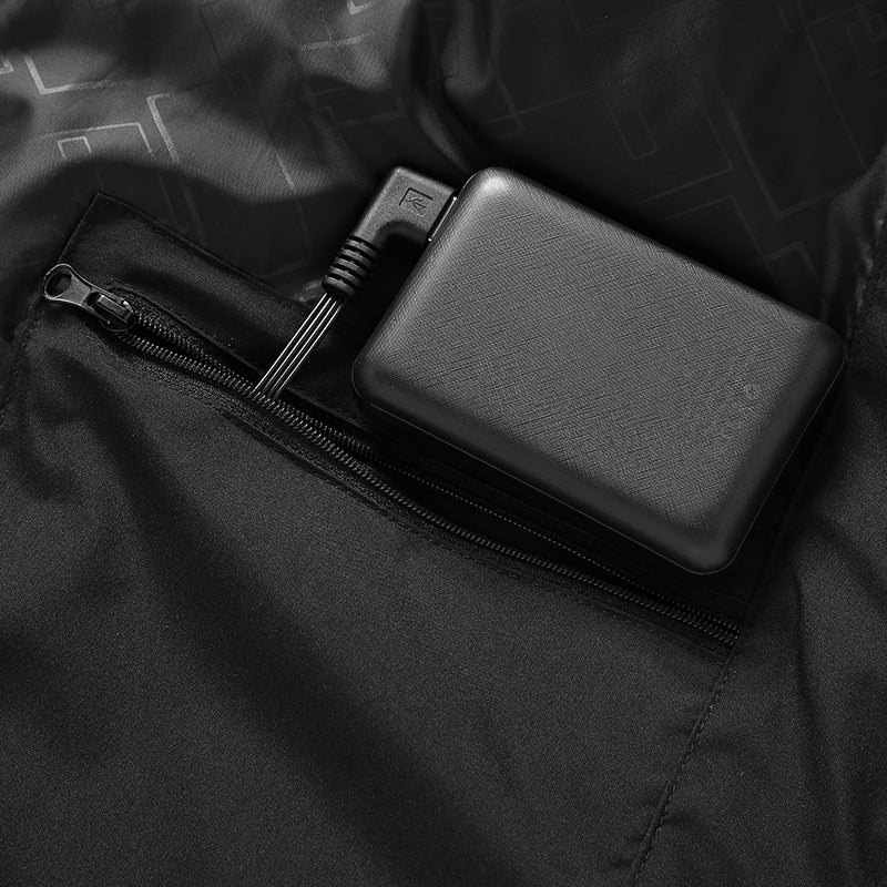 Men's Two-Touch 11 Zones Heated Jacket （With Battery Pack）