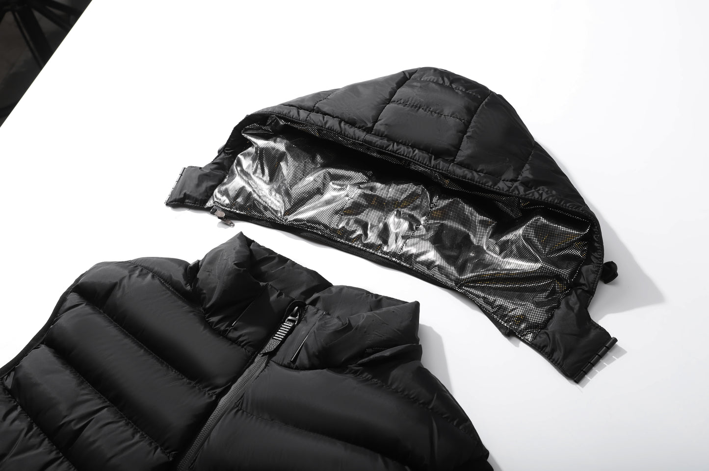 Men's Classic 5 Zones Hooded Vest - Detachable