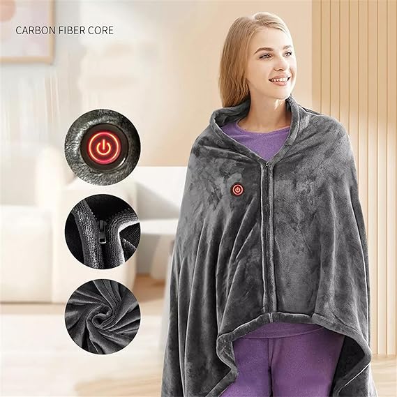 2025 New Heated Shawl Heating Blanket