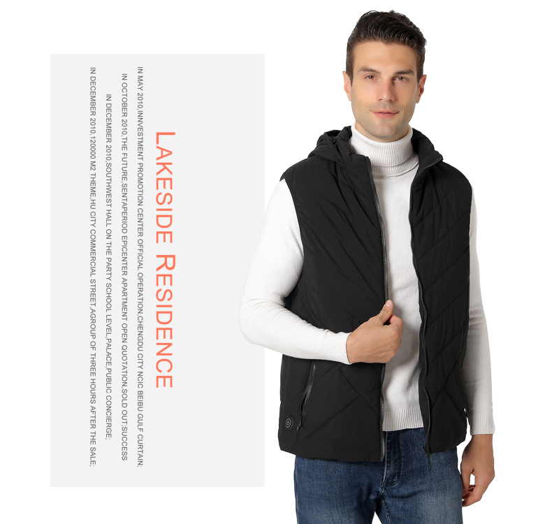 Men's Couple's Style 11 Zones Heated Vest