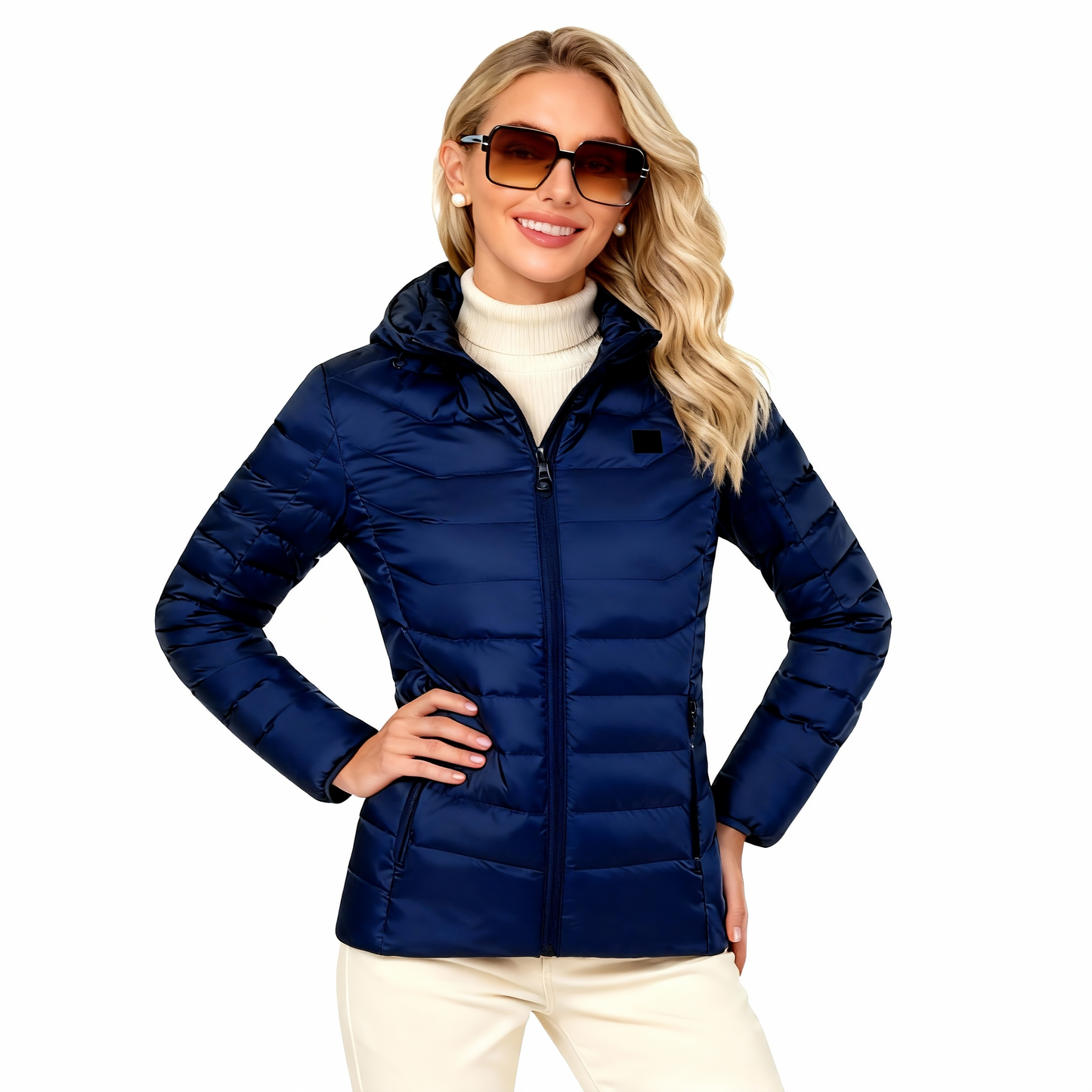 Women's 8 Zones Heated Puffer Jacket
